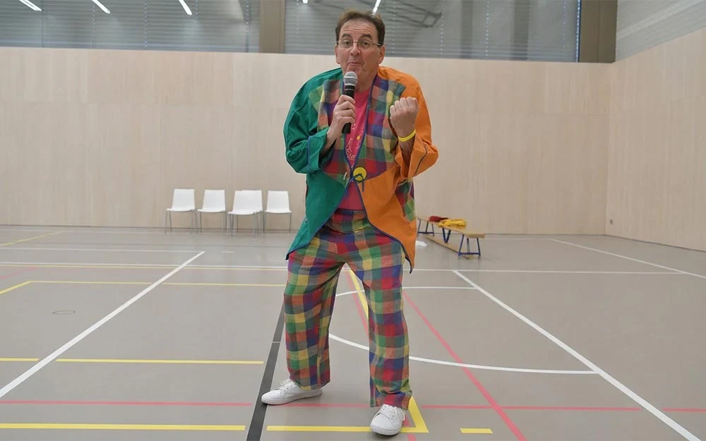 Alain de Preux, fondateur d'une école de cirque à Sierre